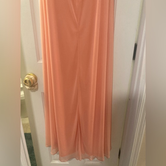B. Darlin Stunning Retro Prom Dress Peach Color Size 9-10 - Picture 9 of 13
